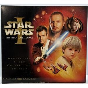 Star Wars-The Phantom Menace Widescreen Collector’s Edition (VHS, 2000)!